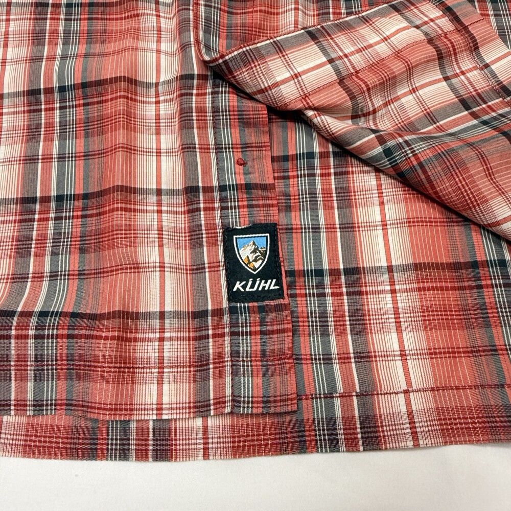 Kuhl Men's 2XL Shirt Button Up Short Sleeve Metal Buttons Born In The Mountains - Picture 6 of 9